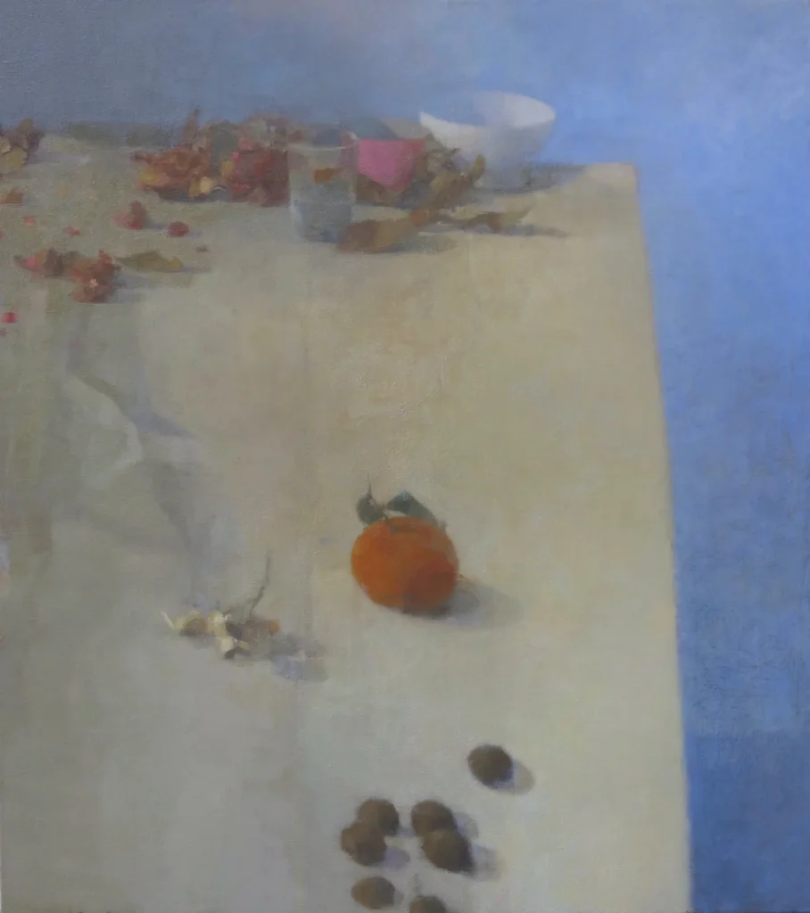 Orange et bleu