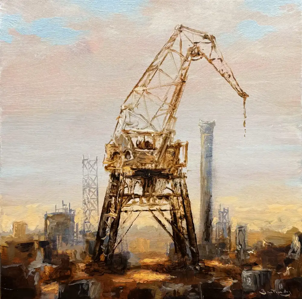 Grue et colonne
