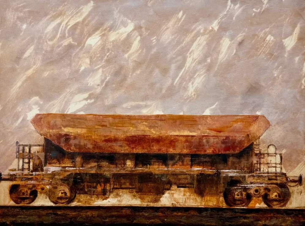 Wagon et ciel